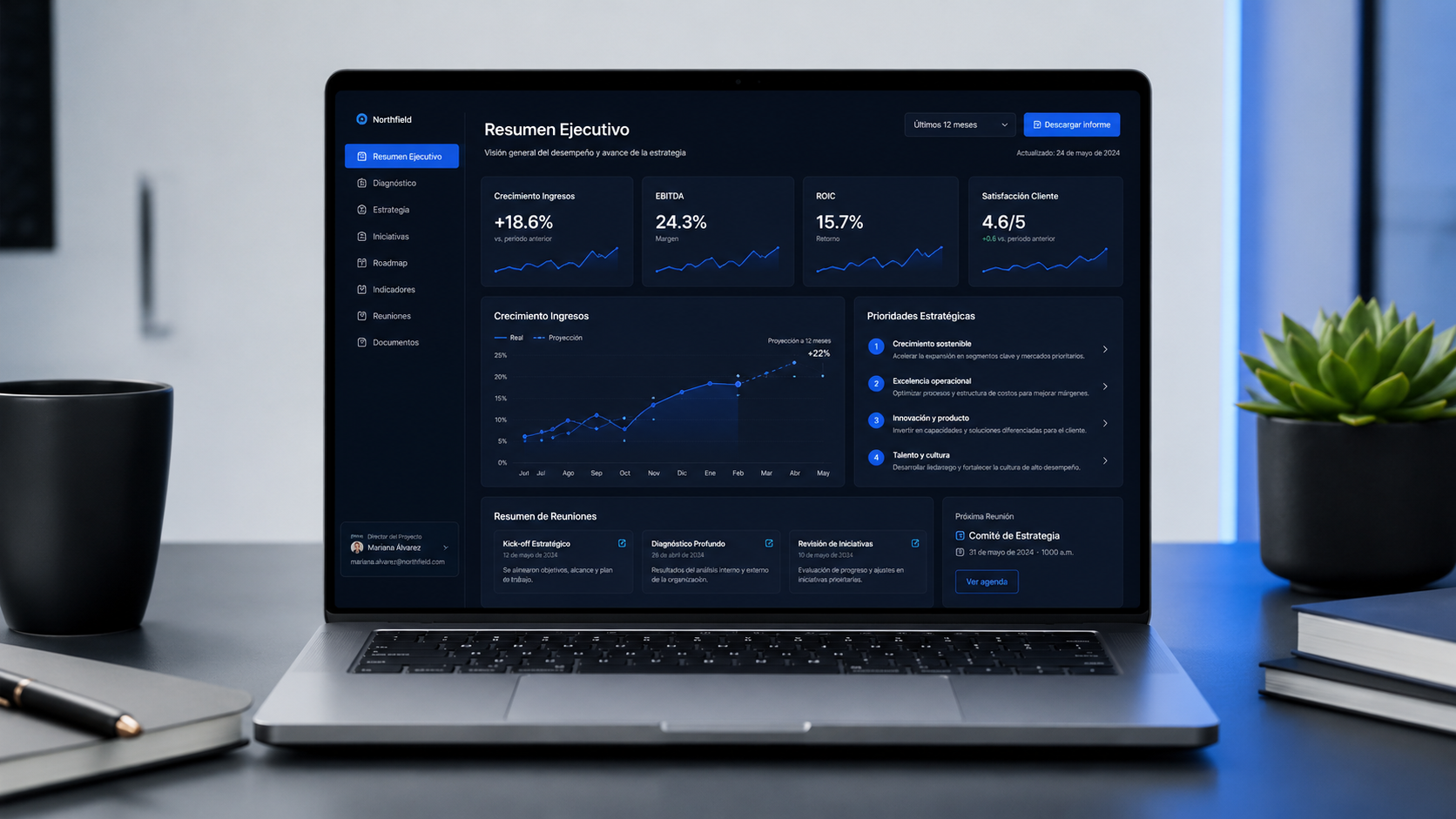 Consultoría Estratégica — vista de producto