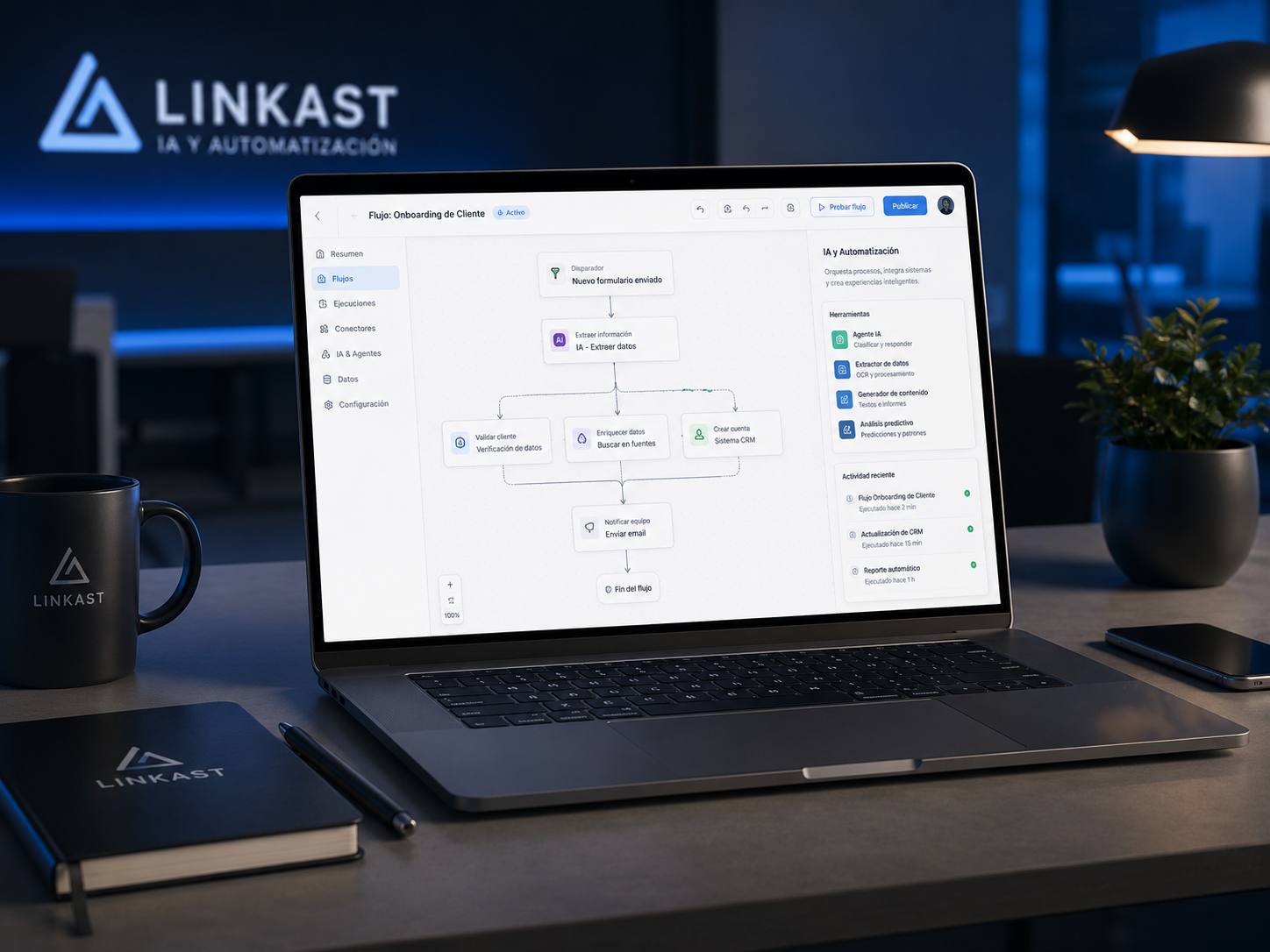 IA y Automatización — proceso de trabajo