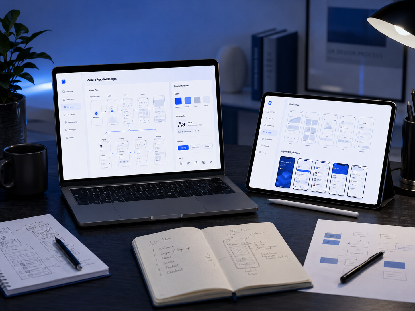 Diseño UX/UI — proceso de trabajo